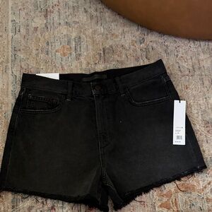 Black Denim Women Shorts